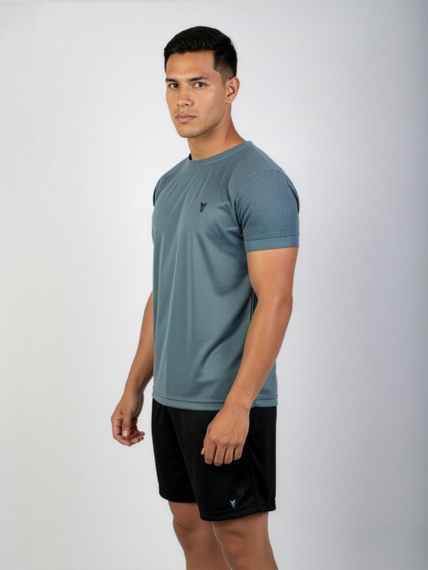 gris Remera Lisa - PULLU