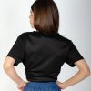 negra espalda Remera Lisa - PULLU
